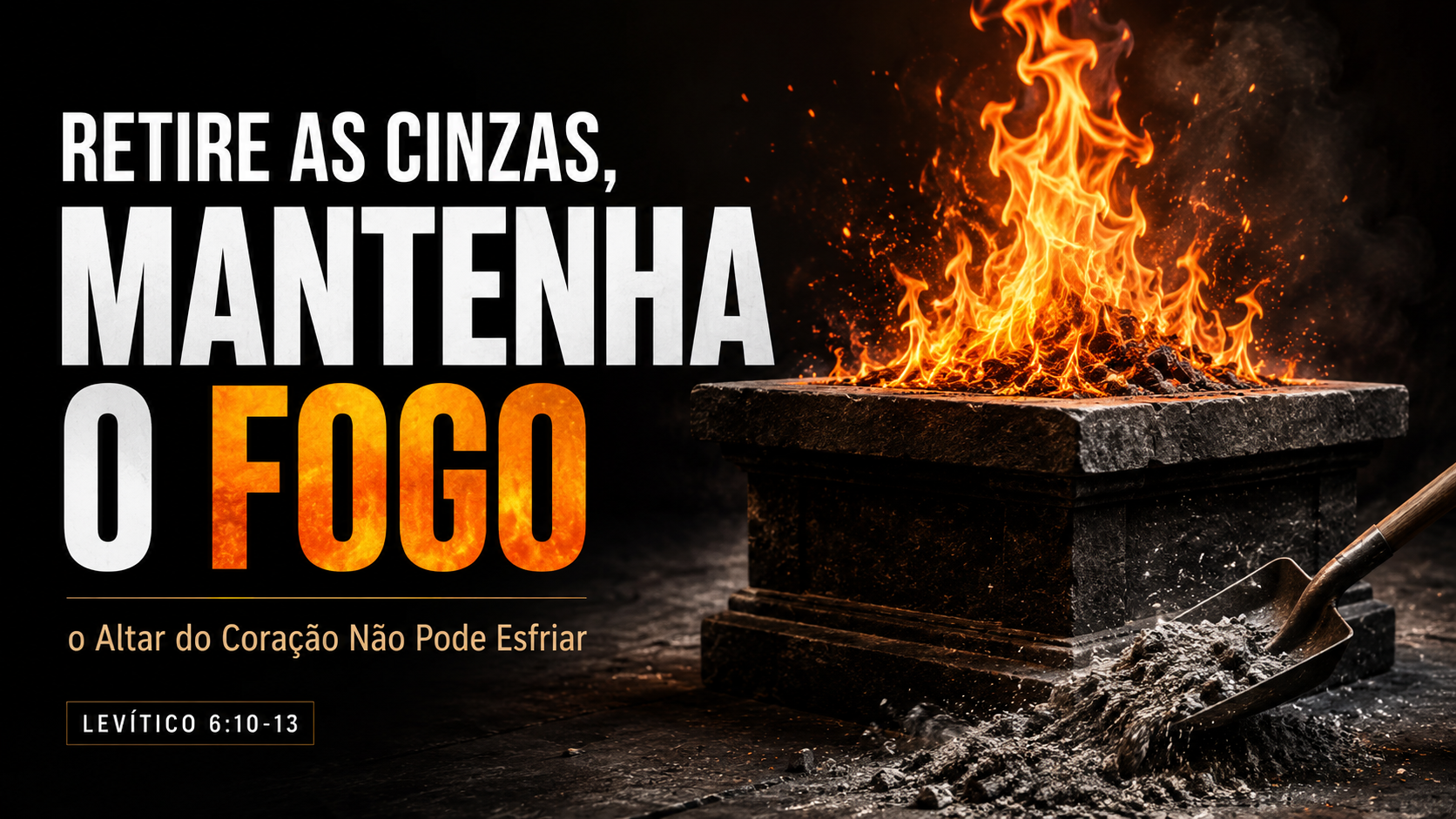 Retire as Cinzas, Mantenha o Fogo: o Altar do Coração Não Pode Esfriar