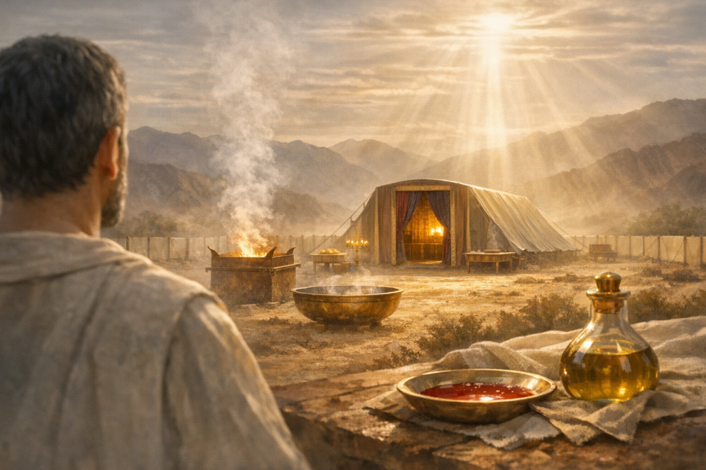 Representação do Tabernáculo no deserto