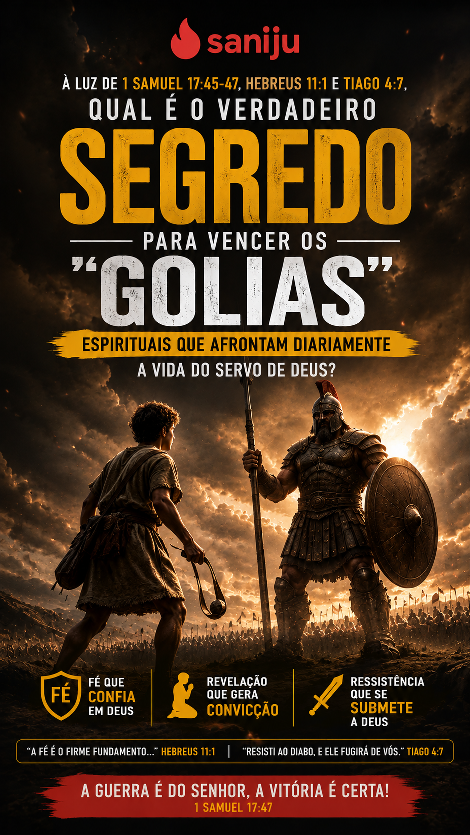 O verdadeiro segredo para vencer os Golias espirituais