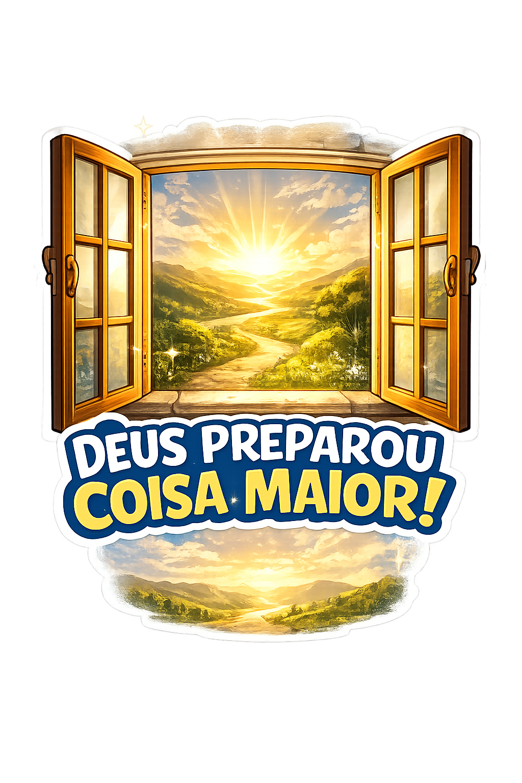 Figurinha Deu preparou coisa maior!