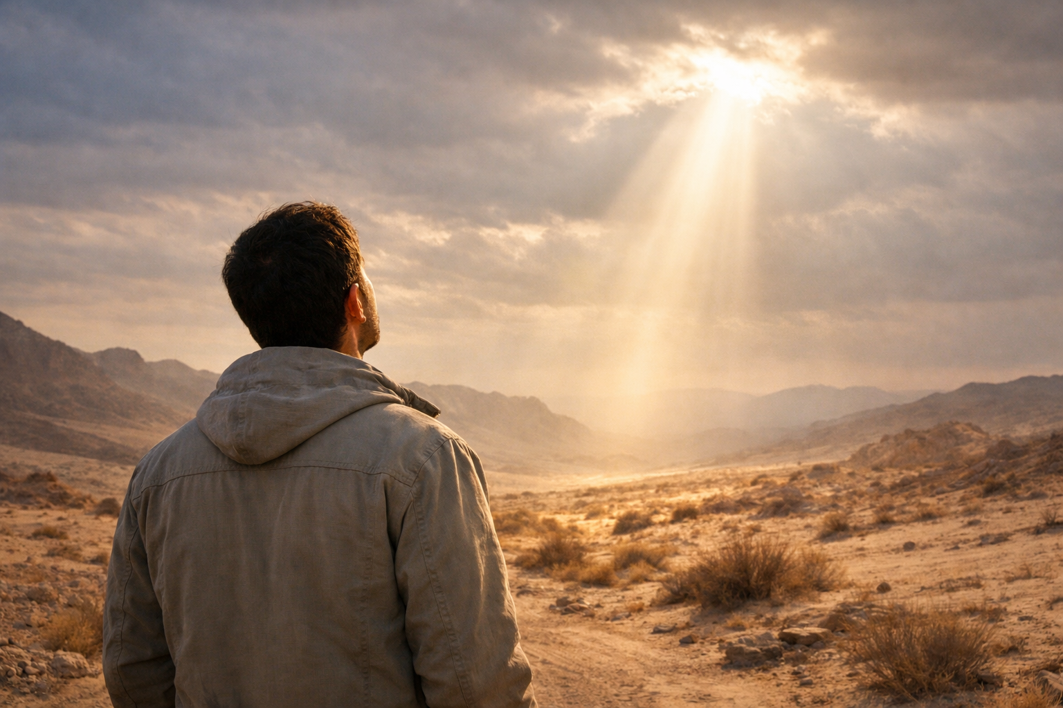 Olhe para o alto: esperança e salvação