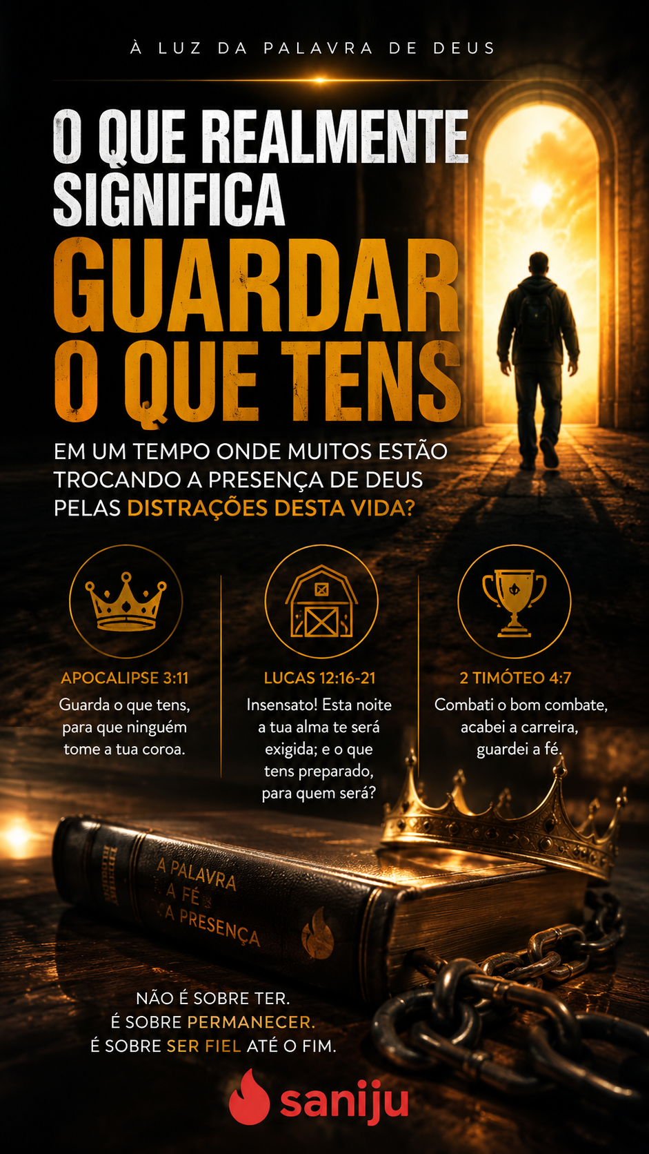 Guarda o que tens - Reflexão Bíblica
