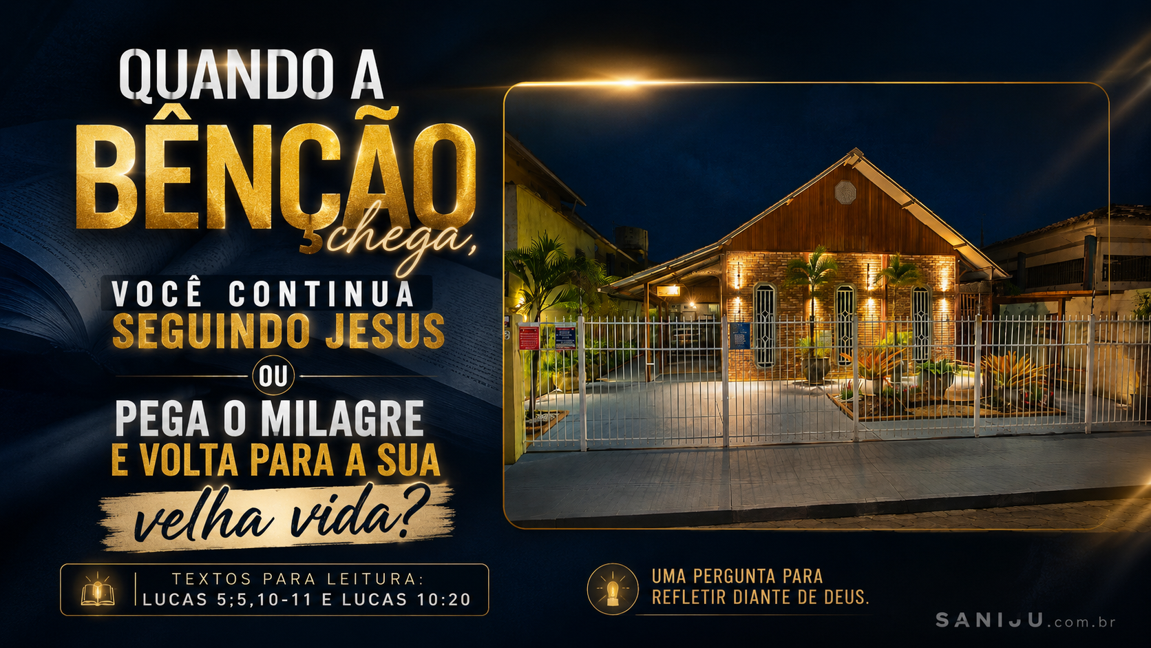 Teste bíblico: Quando a bênção chega, você continua seguindo Jesus ou volta para a velha vida?