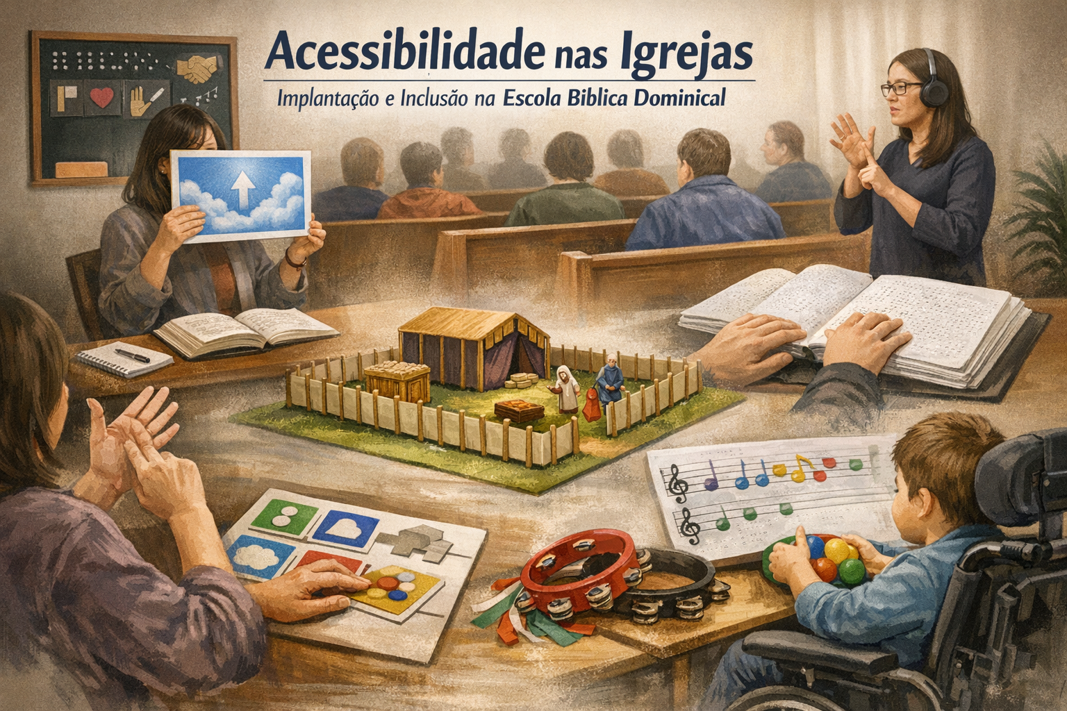 Acessibilidade nas igrejas - inclusão na EBD