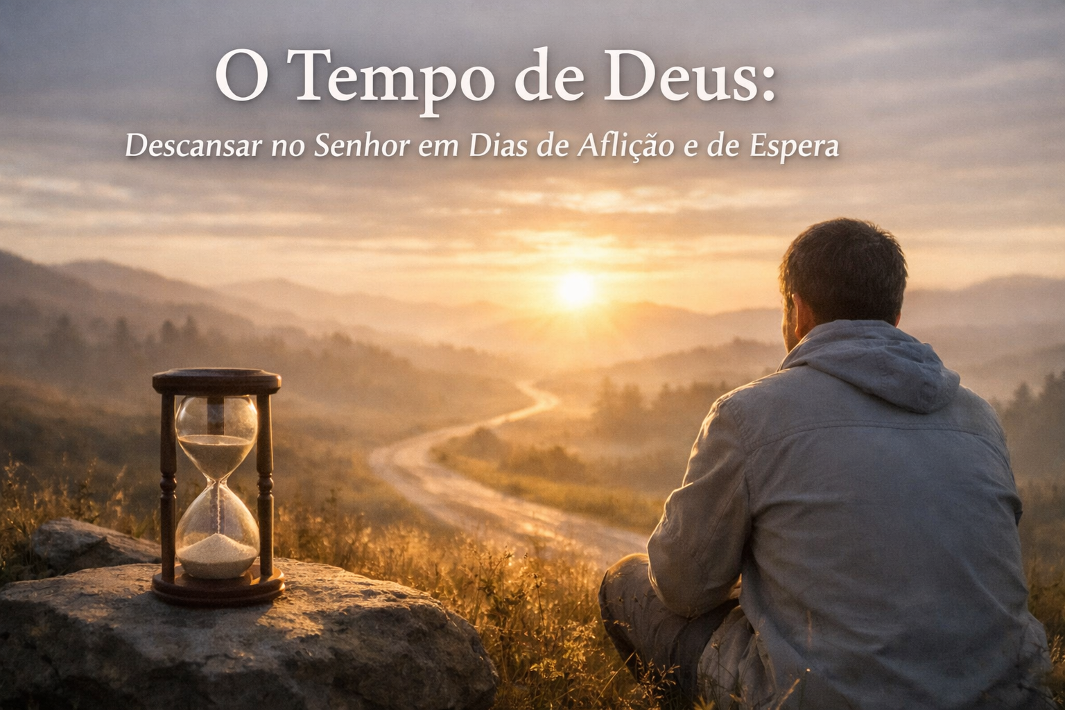 Ampulheta simbolizando o tempo