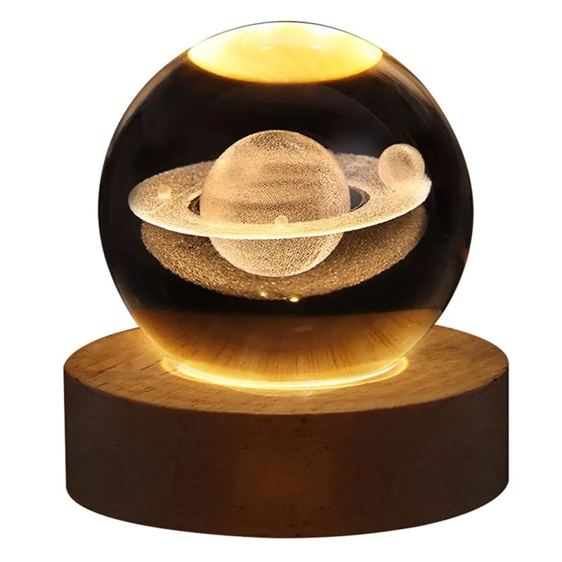Luminária Decorativa Espacial 3D