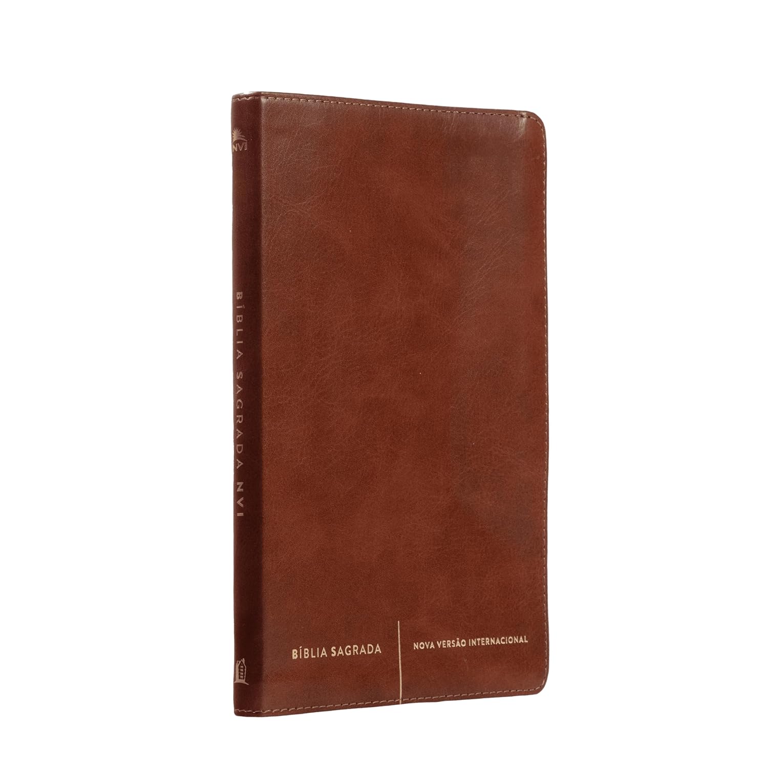 Bíblia Sagrada NVI Slim, Capa luxo marrom